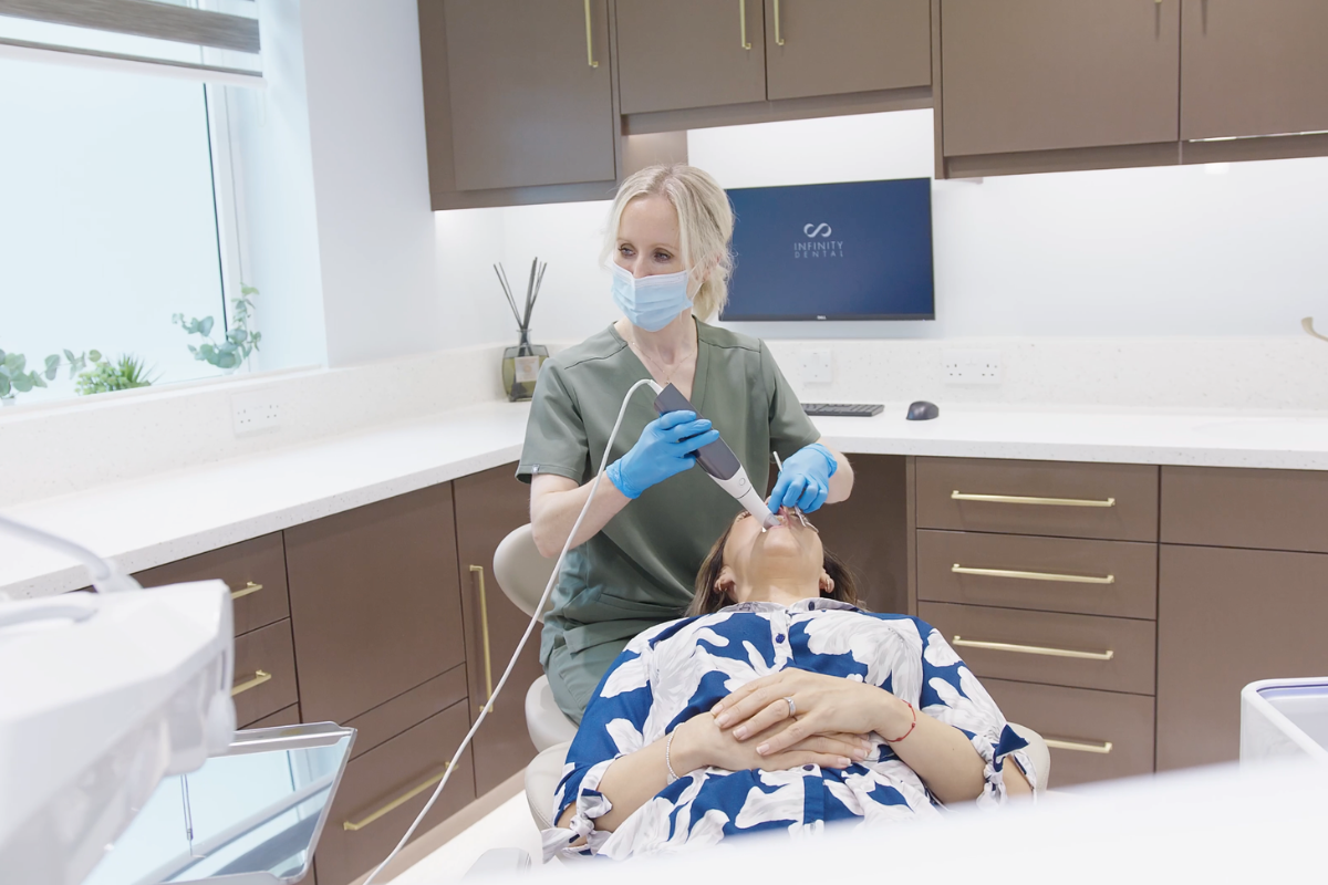 A calm treatment room at Infinity Dental in Harrogate