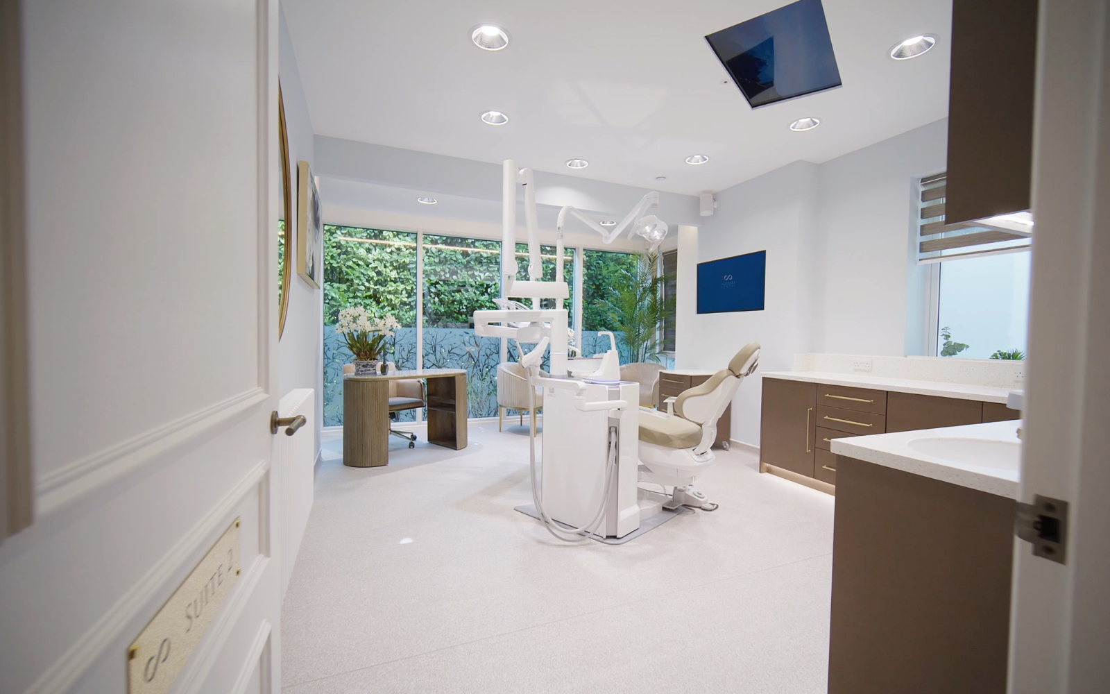 The premium interior of Infinity Dental Clinic in Harrogate
