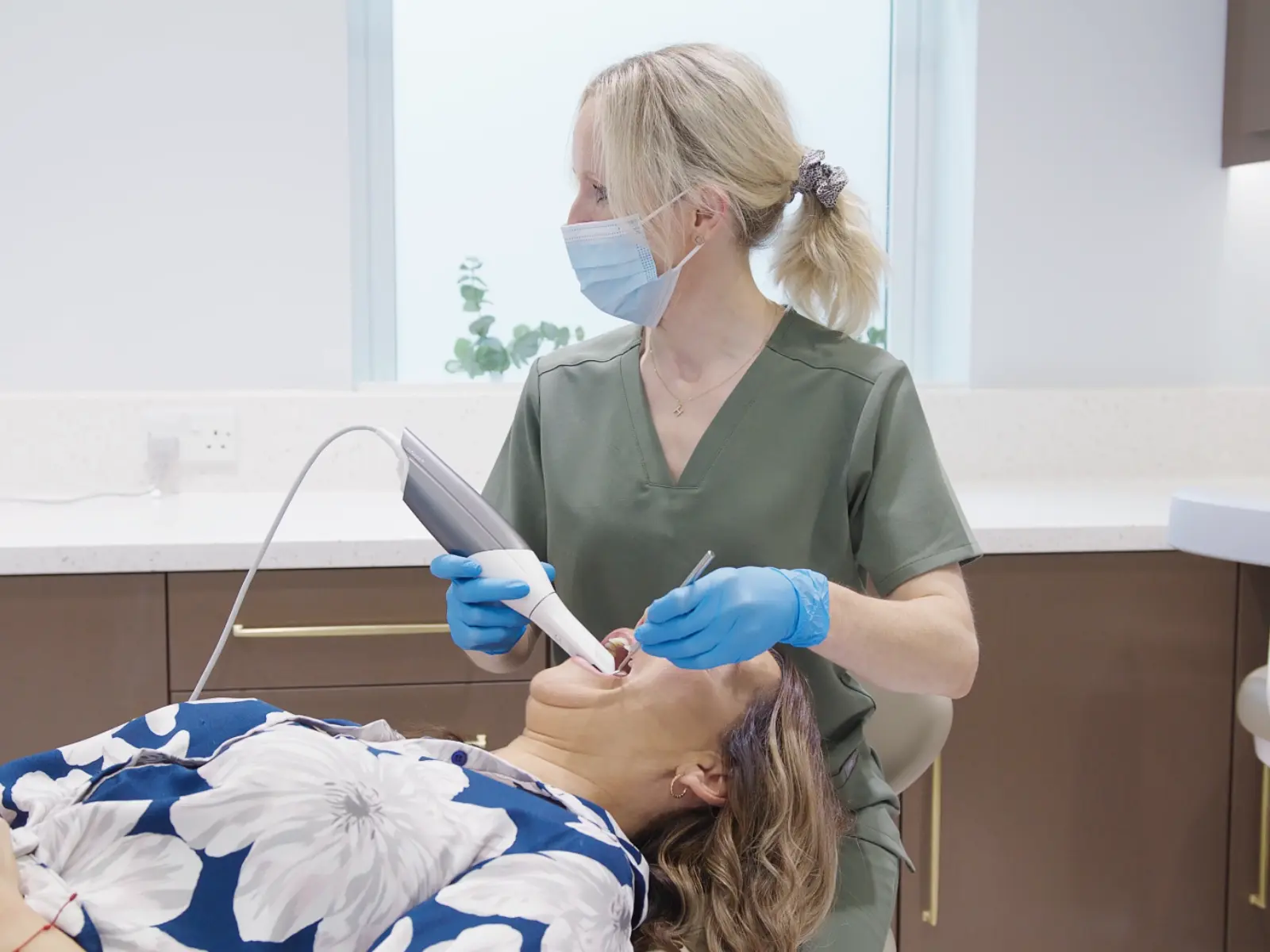 During dental sedation